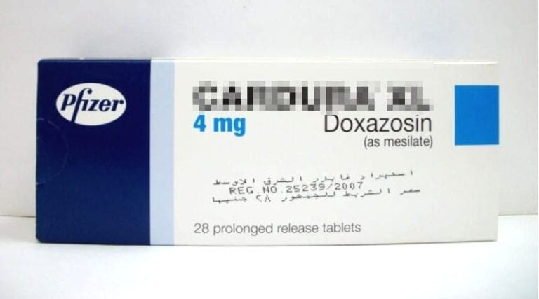Opakowanie Cardura XL 4mg.