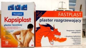 Opakowanie Kapsiplast i Fastplast.