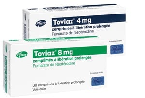 Toviaz (fesoterodyna) występuje w dawkach 4 i 8mg.