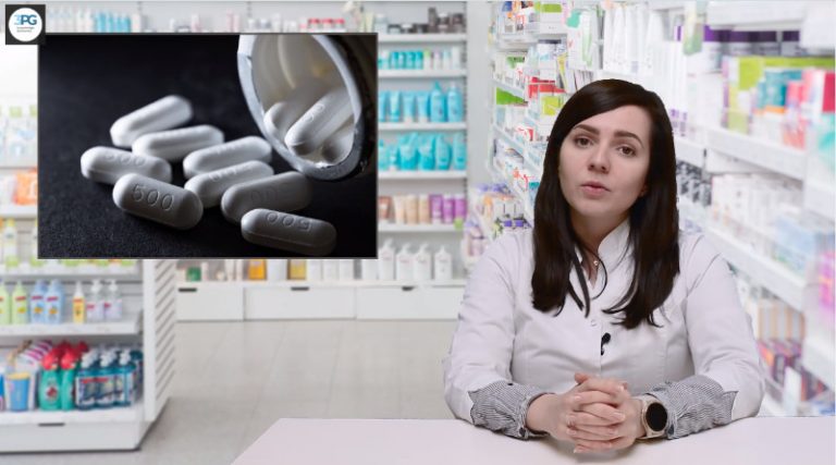 Farmaceutka tłumacząca jakie informacje odnośnie do paracetamolu warto przekazać pacjentowi .