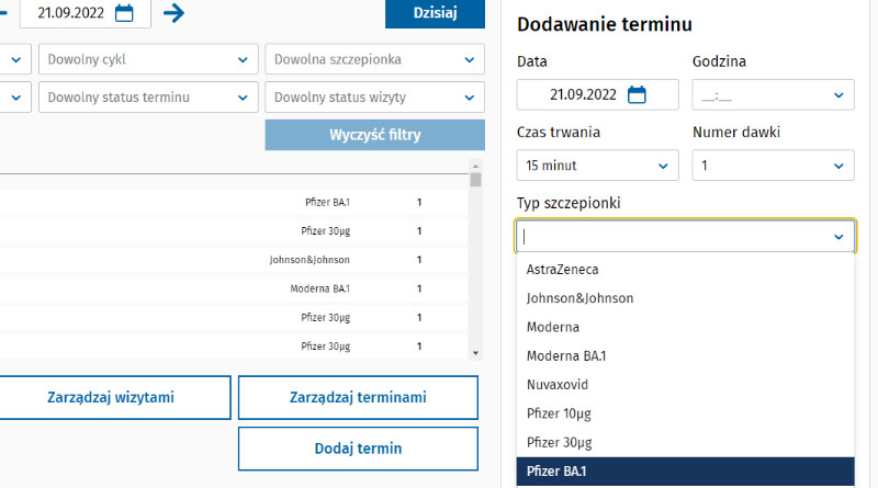 Szczepionka przeciwko wariantowi Omikron.